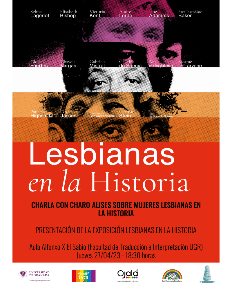 Cartel Cartel con partes de caras y colores
